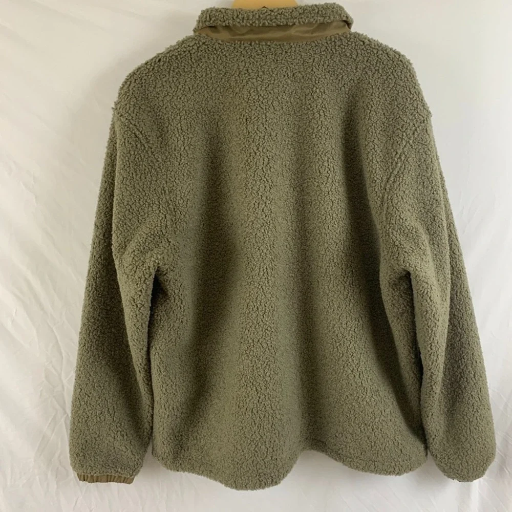 Ariat Sherpa Fleece Jacket‎ Mens XL Tan Full Zip Western Ranch Outdoor